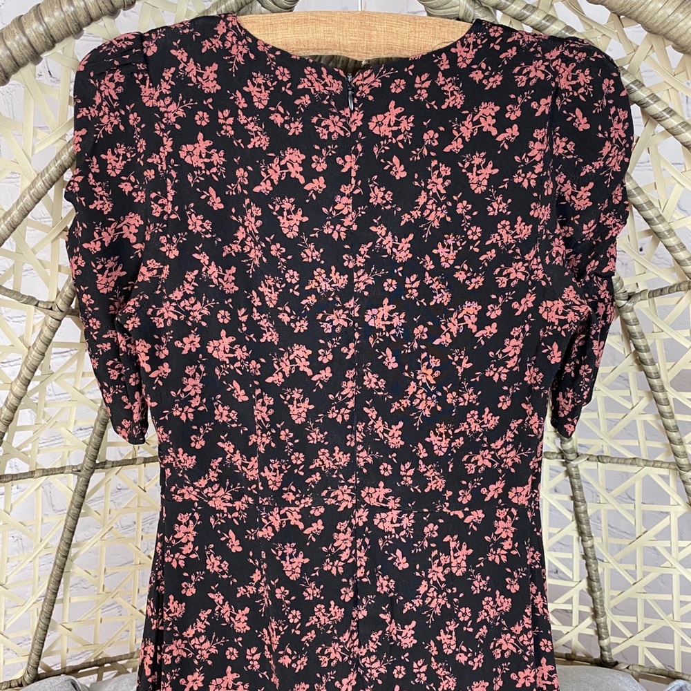 Honey Punch Prairie Serenade Black Floral Dress - Picture 6 of 8